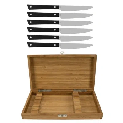 Kai Pro Steak Knife Set In Black