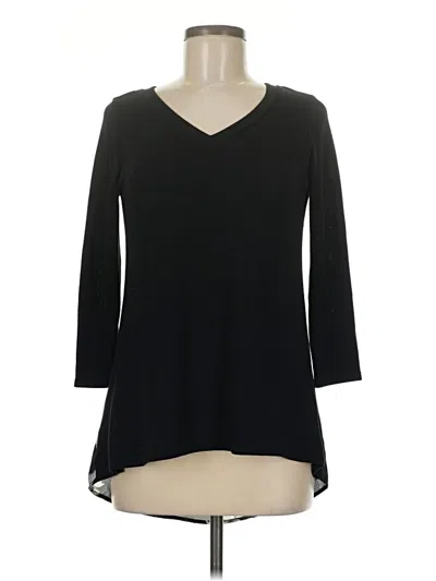 Pre-owned Kaileigh 3/4 Sleeve Blouse In Black