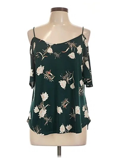 Pre-owned Kaileigh 3/4 Sleeve Blouse In Teal