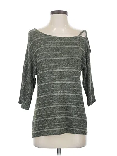 Pre-owned Kaileigh 3/4 Sleeve T-shirt In Gray