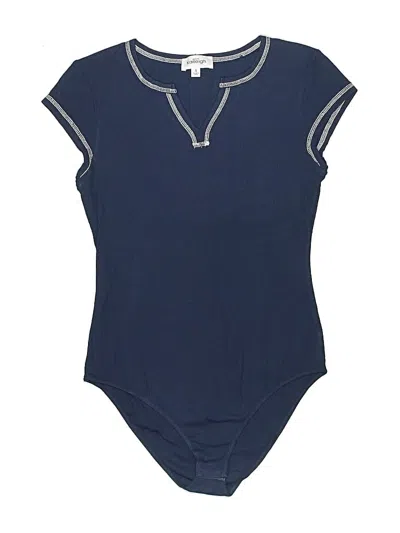 Pre-owned Kaileigh Bodysuit In Blue