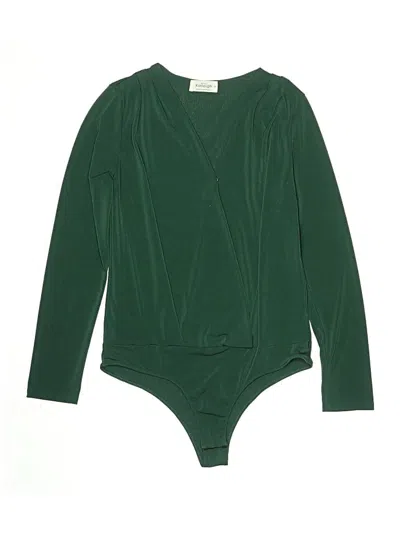 Pre-owned Kaileigh Bodysuit In Green