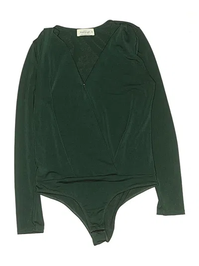 Pre-owned Kaileigh Bodysuit In Green