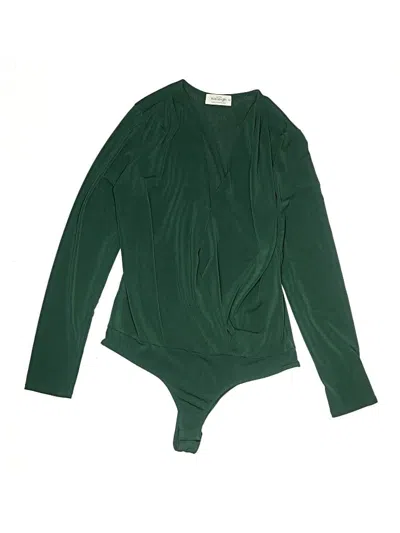 Pre-owned Kaileigh Bodysuit In Green