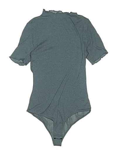 Pre-owned Kaileigh Bodysuit In Teal