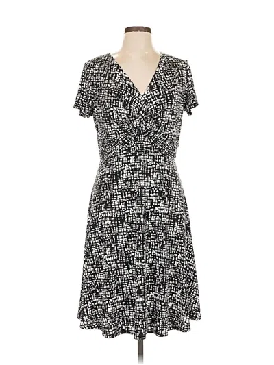 Pre-owned Kaileigh Casual Dress In Black