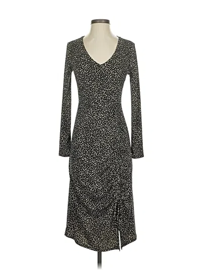 Pre-owned Kaileigh Casual Dress In Black