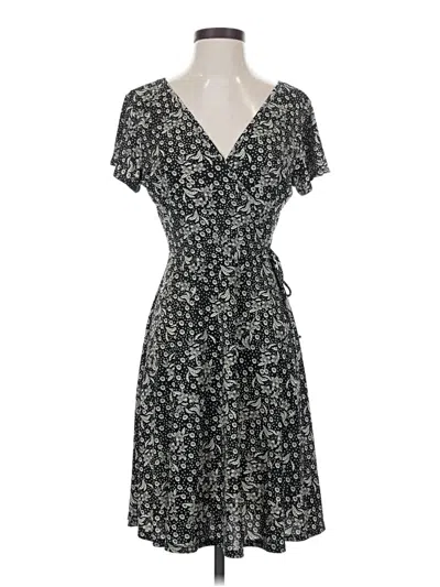 Pre-owned Kaileigh Casual Dress In Black