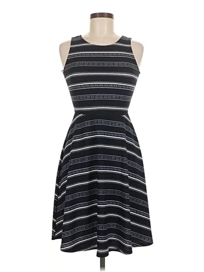 Pre-owned Kaileigh Casual Dress In Black