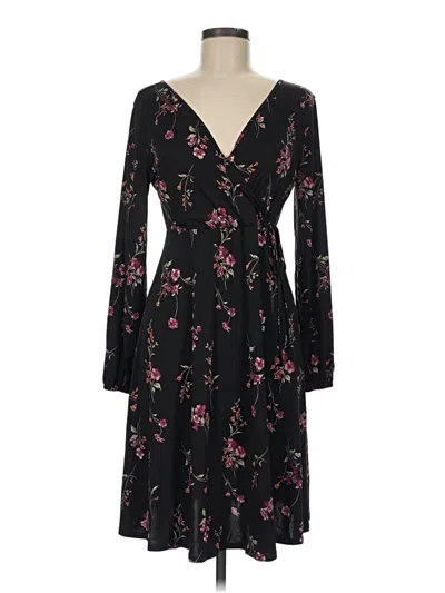 Pre-owned Kaileigh Casual Dress In Black