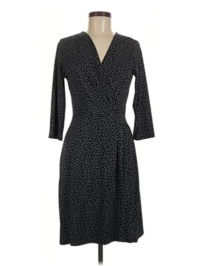 Pre-owned Kaileigh Casual Dress In Black