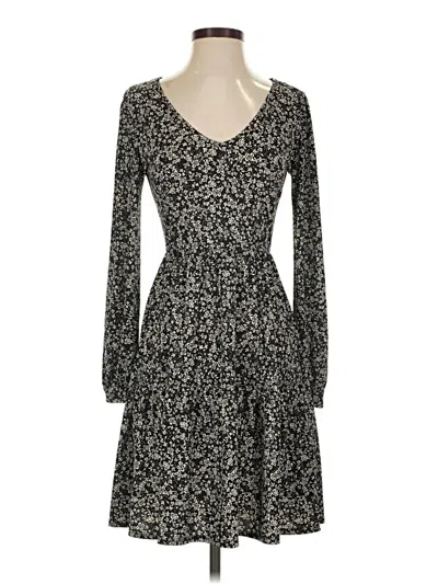 Pre-owned Kaileigh Casual Dress In Black