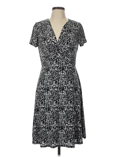 Pre-owned Kaileigh Casual Dress In Black