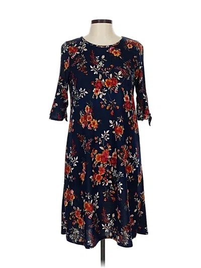 Pre-owned Kaileigh Casual Dress In Blue