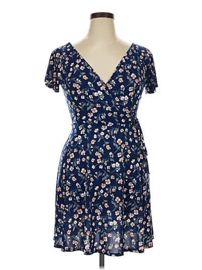 Pre-owned Kaileigh Casual Dress In Blue