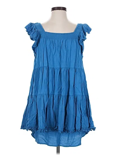 Pre-owned Kaileigh Casual Dress In Blue