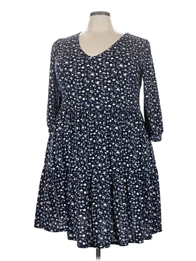 Pre-owned Kaileigh Casual Dress In Blue