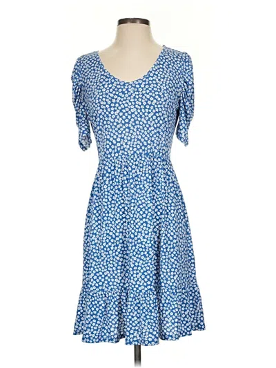 Pre-owned Kaileigh Casual Dress In Blue