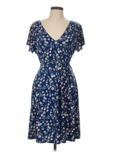 Pre-owned Kaileigh Casual Dress In Blue