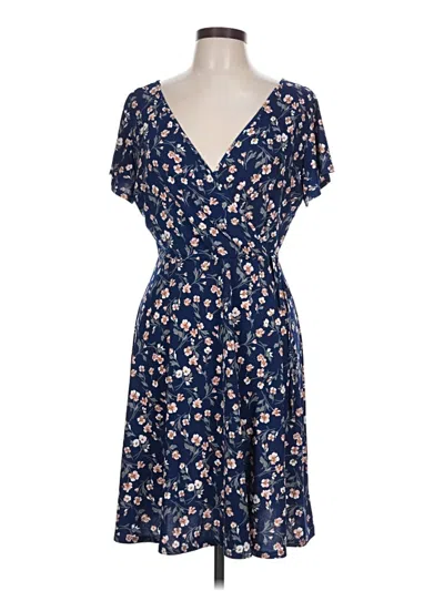Pre-owned Kaileigh Casual Dress In Blue
