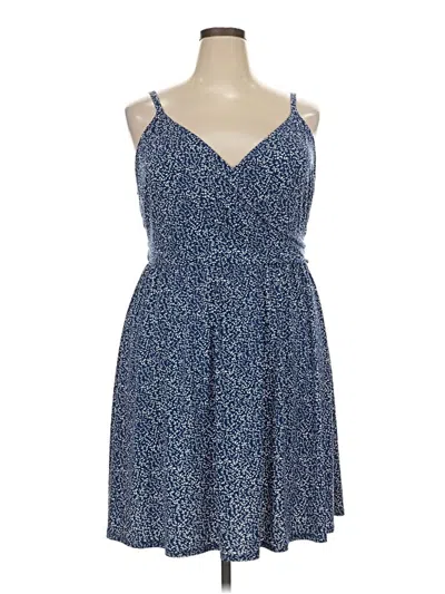 Pre-owned Kaileigh Casual Dress In Blue