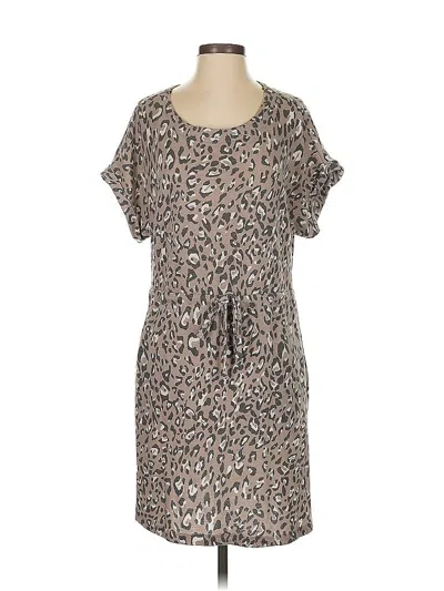 Pre-owned Kaileigh Casual Dress In Brown