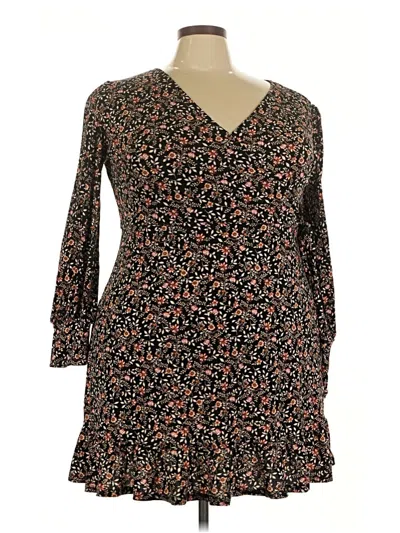 Pre-owned Kaileigh Casual Dress In Brown