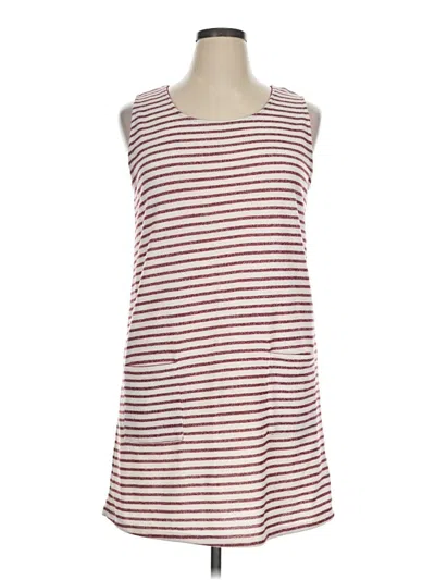 Pre-owned Kaileigh Casual Dress In Burgundy