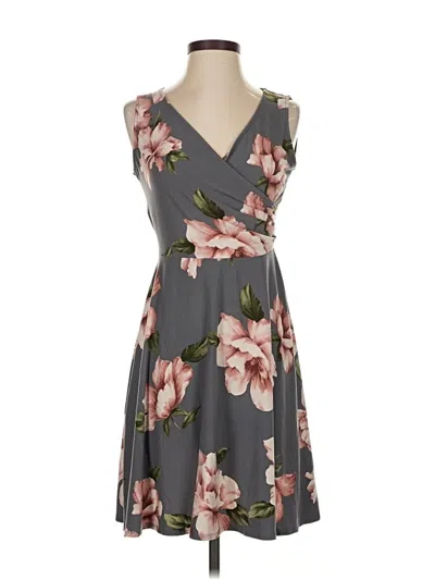 Pre-owned Kaileigh Casual Dress In Gray