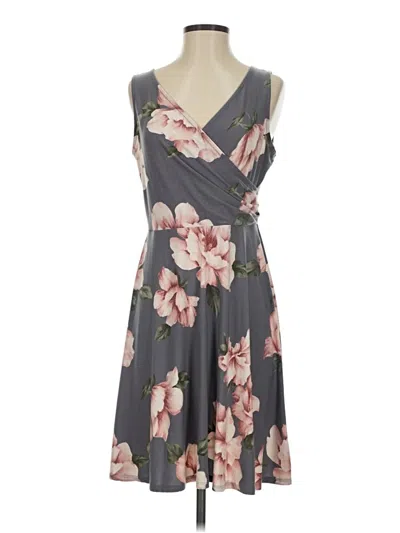 Pre-owned Kaileigh Casual Dress In Gray