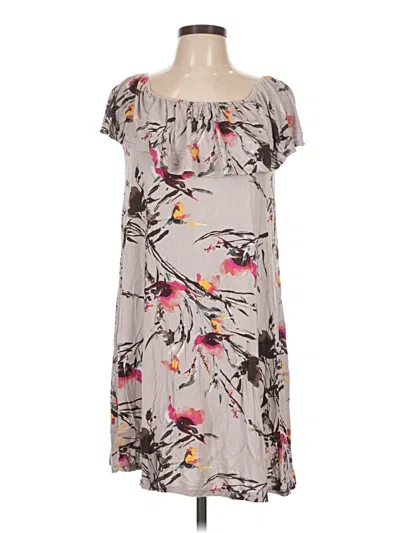 Pre-owned Kaileigh Casual Dress In Gray