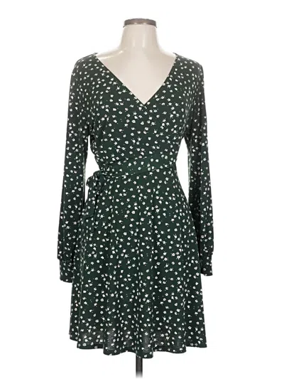 Pre-owned Kaileigh Casual Dress In Green