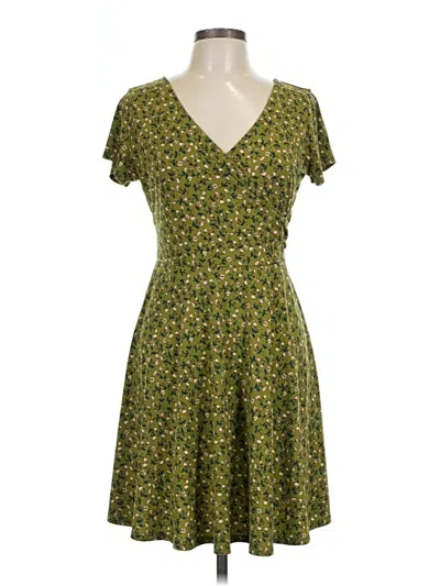 Pre-owned Kaileigh Casual Dress In Green