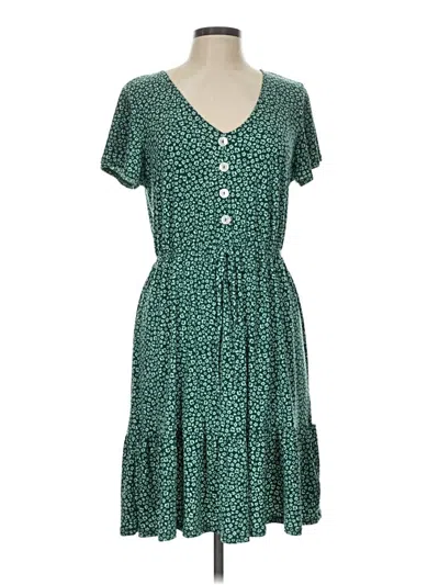 Pre-owned Kaileigh Casual Dress In Green