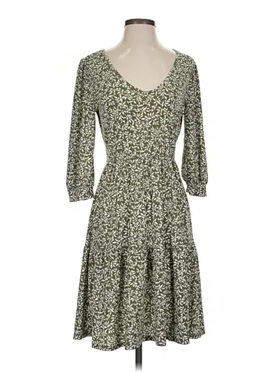 Pre-owned Kaileigh Casual Dress In Green