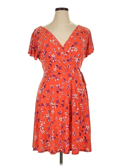 Pre-owned Kaileigh Casual Dress In Orange