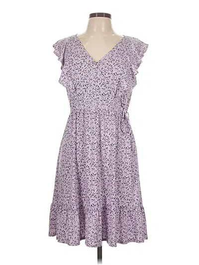 Pre-owned Kaileigh Casual Dress In Purple