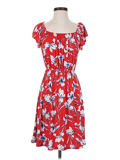 Pre-owned Kaileigh Casual Dress In Red