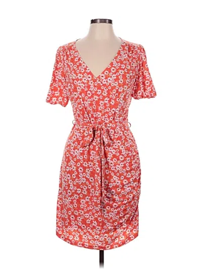 Pre-owned Kaileigh Casual Dress In Red