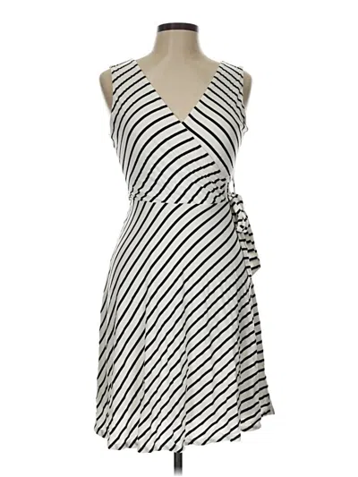 Pre-owned Kaileigh Casual Dress In White