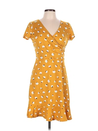 Pre-owned Kaileigh Casual Dress In Yellow