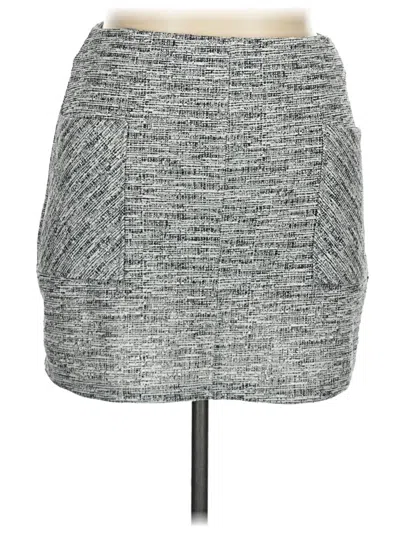 Pre-owned Kaileigh Casual Skirt In Gray
