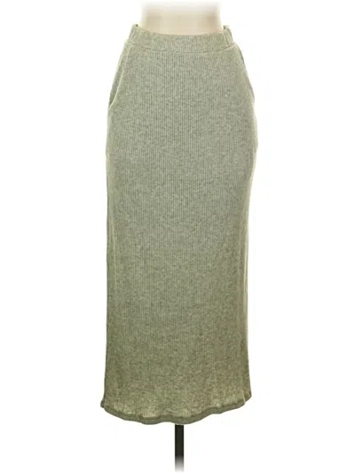 Pre-owned Kaileigh Casual Skirt In Green