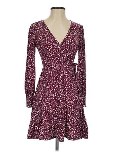 Pre-owned Kaileigh Cocktail Dress In Burgundy