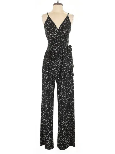 Pre-owned Kaileigh Jumpsuit In Black