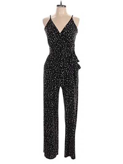 Pre-owned Kaileigh Jumpsuit In Black