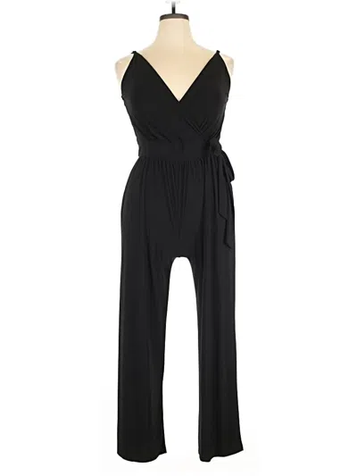 Pre-owned Kaileigh Jumpsuit In Black