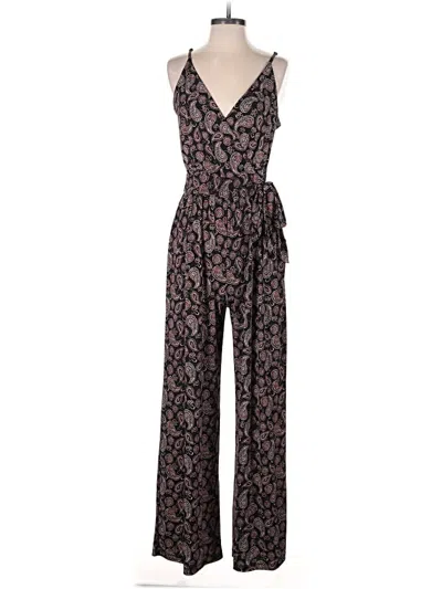 Pre-owned Kaileigh Jumpsuit In Black
