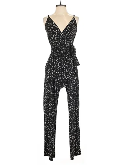 Pre-owned Kaileigh Jumpsuit In Black