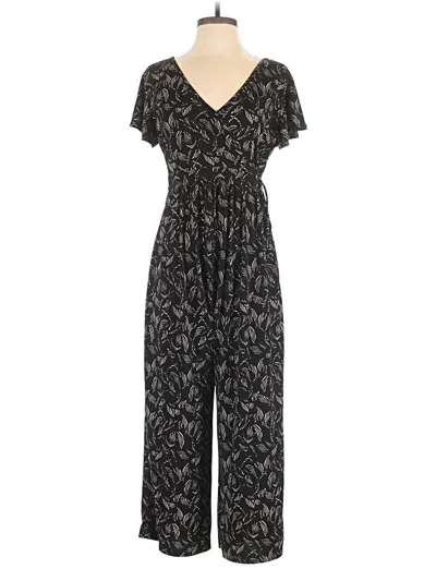 Pre-owned Kaileigh Jumpsuit In Black
